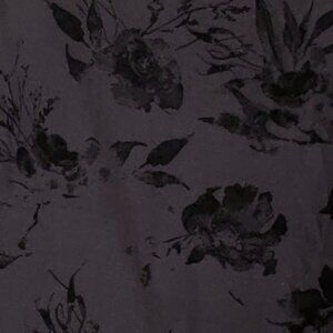 TC2 LuLaRoe Tall & Curvy 2 Leggings Black Roses Flowers on Gray Rare ! NWT L50